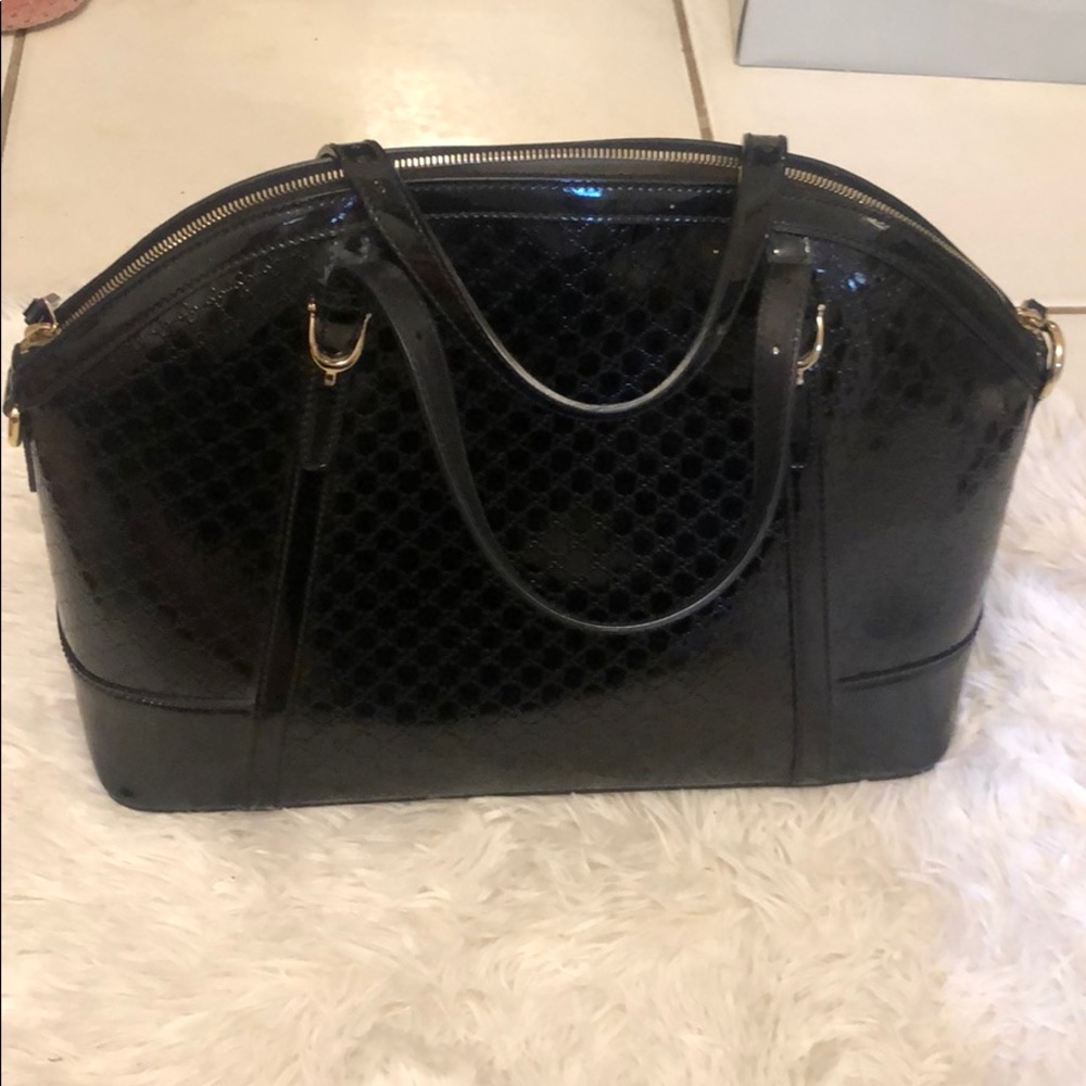 black Gucci bag